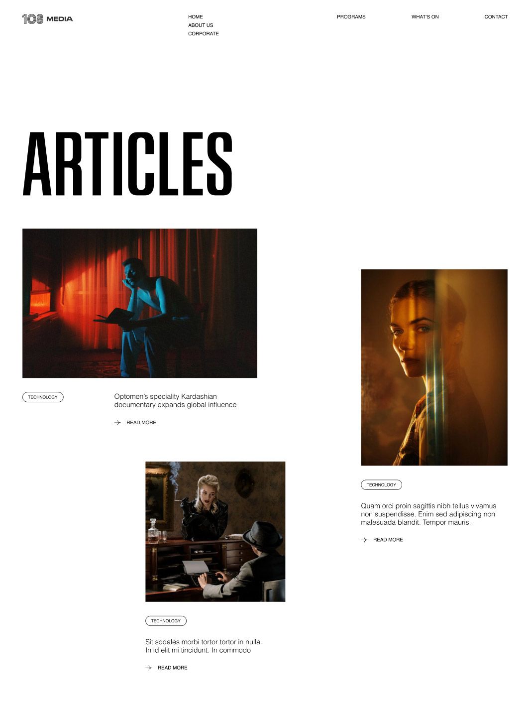 108 Media Website by Fleava - Bali, Jakarta & Singapore Digital Agency
