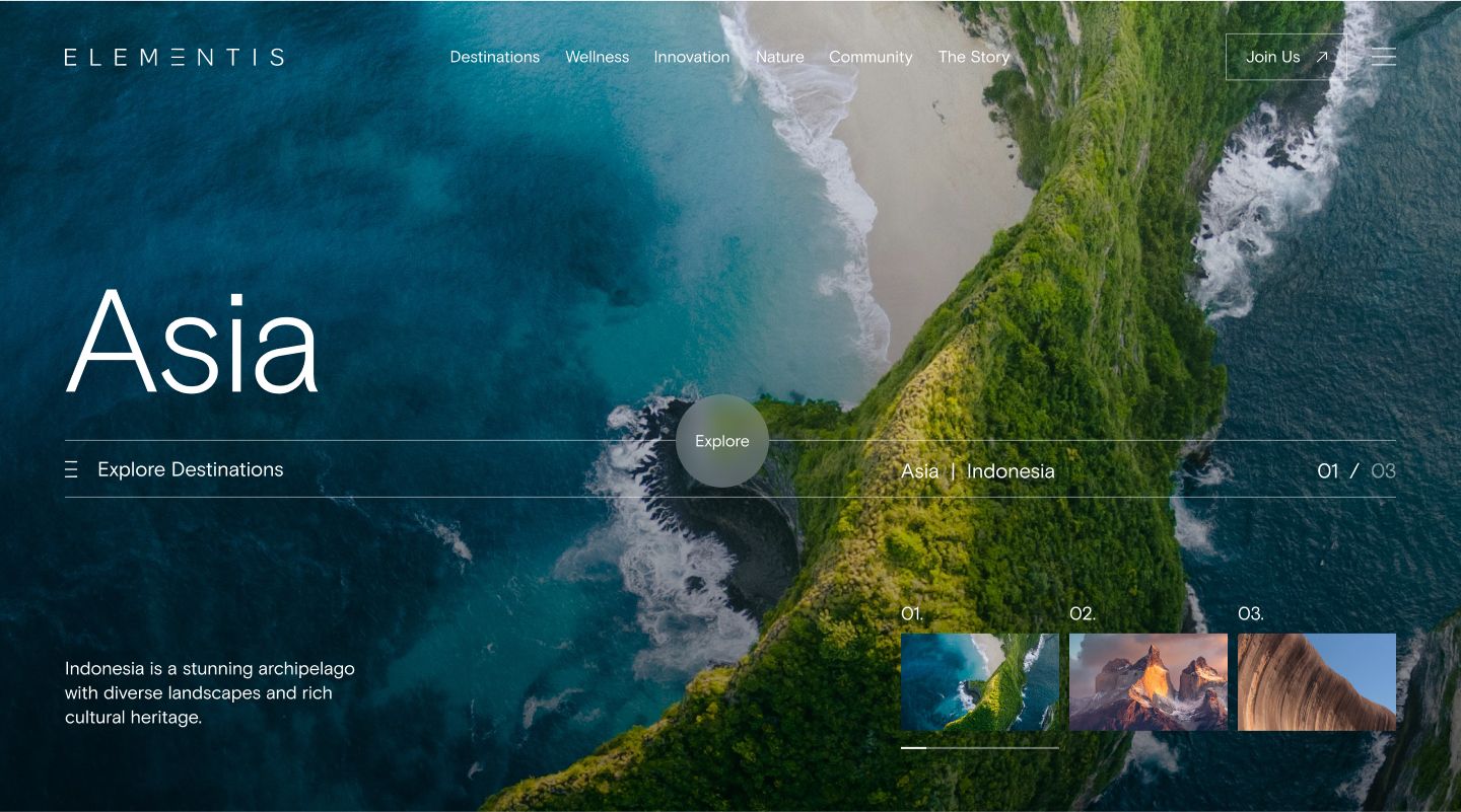 ELEMENTIS Website by Fleava - Bali, Jakarta & Singapore Digital Agency