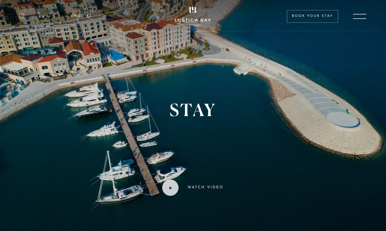 Luštica Bay Website by Fleava - Bali, Jakarta & Singapore Digital Agency